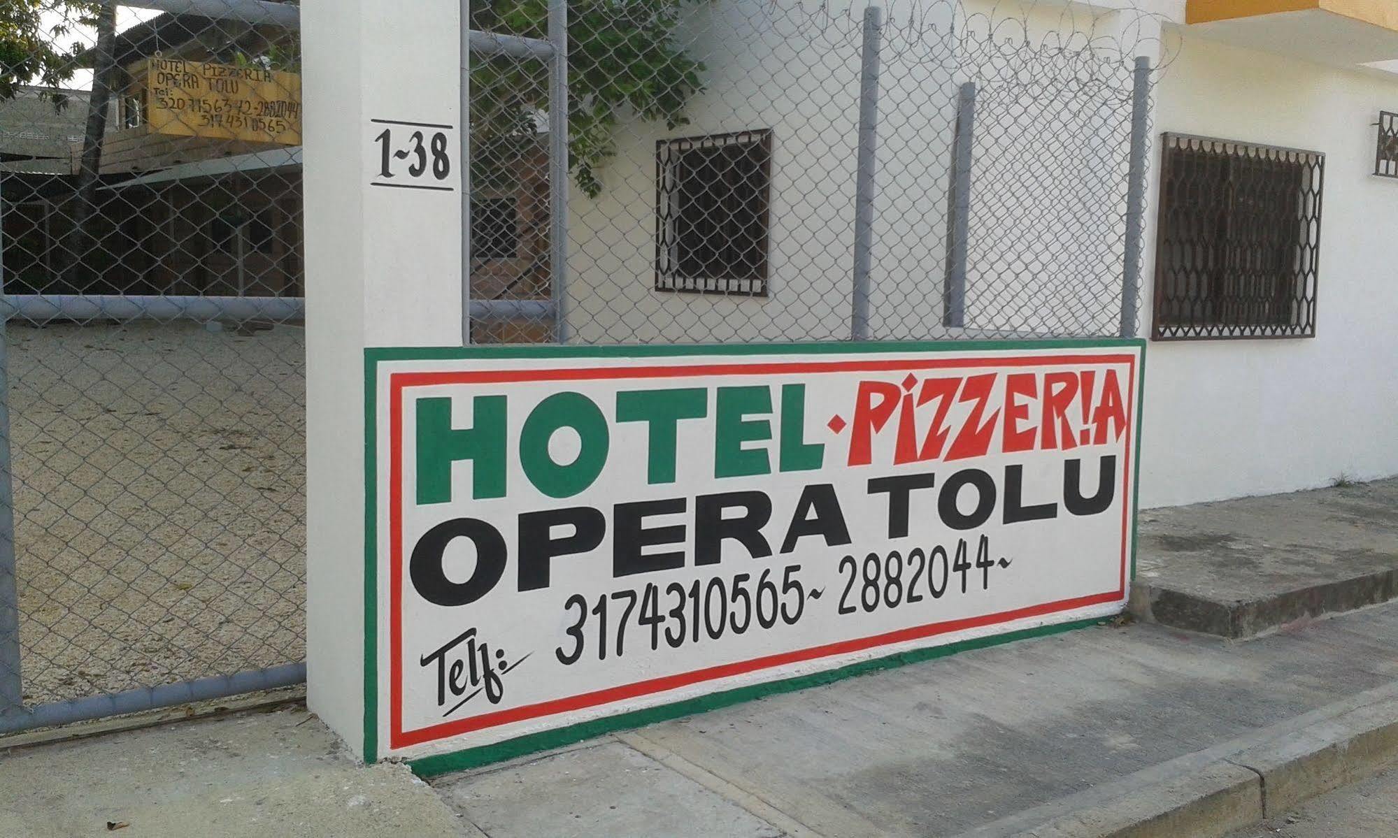 Hotel Pizzeria Opera Толу Экстерьер фото